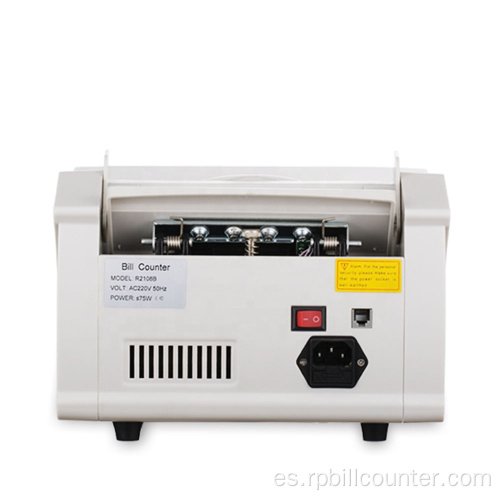 Contador de billetes de la máquina del detector de dinero de la mezcla del valor portátil de la función básica R2108
